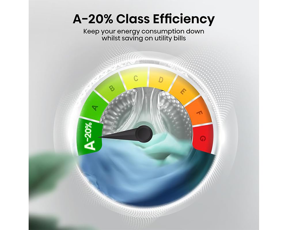 3S Series WF3S1243BB3 12KG Large Capacity, 1400 RPM, A Energy Class, Quick Wash, WiFi Enabled, LED Display, Black Freestanding Washing Machine - HxWxD MM (890x595x640) - 2 Year Warranty - 5