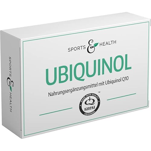 Coenzym Q10 Mit 100mg Kaneka Ubiquinol Pro Kapsel - 60 Kapseln - Hochdosiert Mit Bester Bioverfügbarkeit als 2 Monatsvorrat Cover
