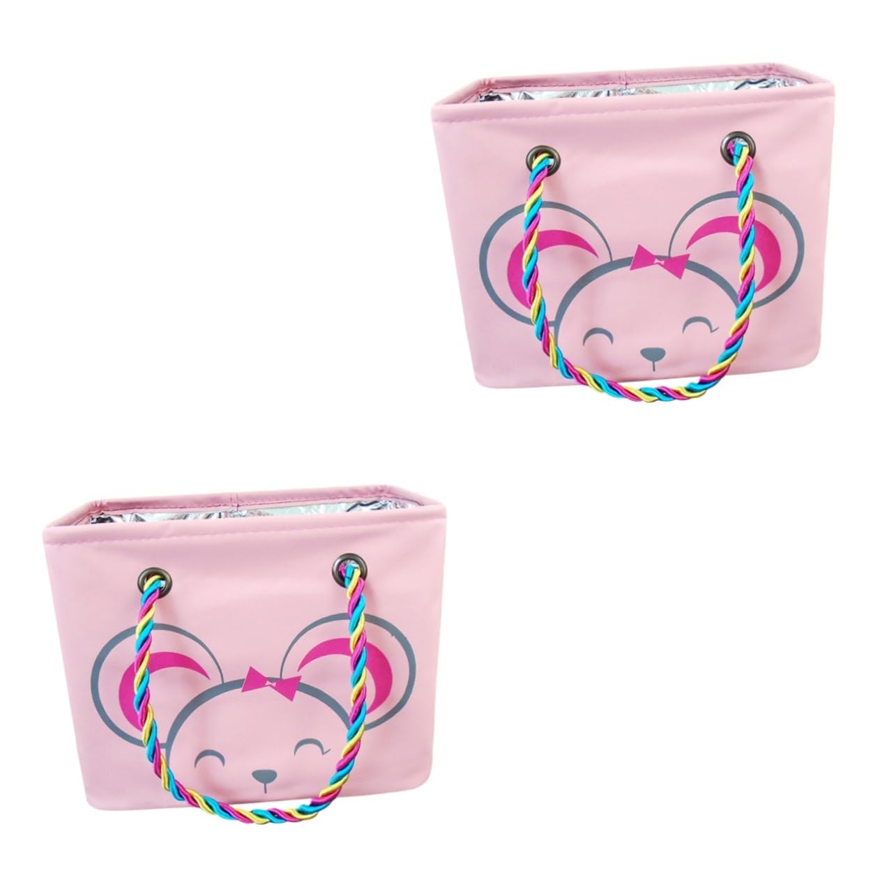 Didiseaon 2 Pz borsa da bagno portatile simpatico beauty case borsa da bagno impermeabile borsa per il lavaggio di capacità Alta capacità sacchetto di lavaggio custodia