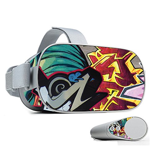 MightySkins Skin Compatible with Oculus Go Mobile VR - Graffiti Wild Styles | Protective, Durable, and Unique Vinyl Decal wrap Cover | Easy to Apply, Remove, and Change Styles | Made in The USA