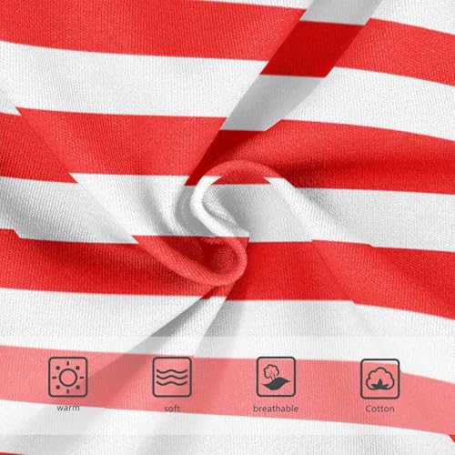 White Red Stripe Toddler Girls's Underwear 2T3