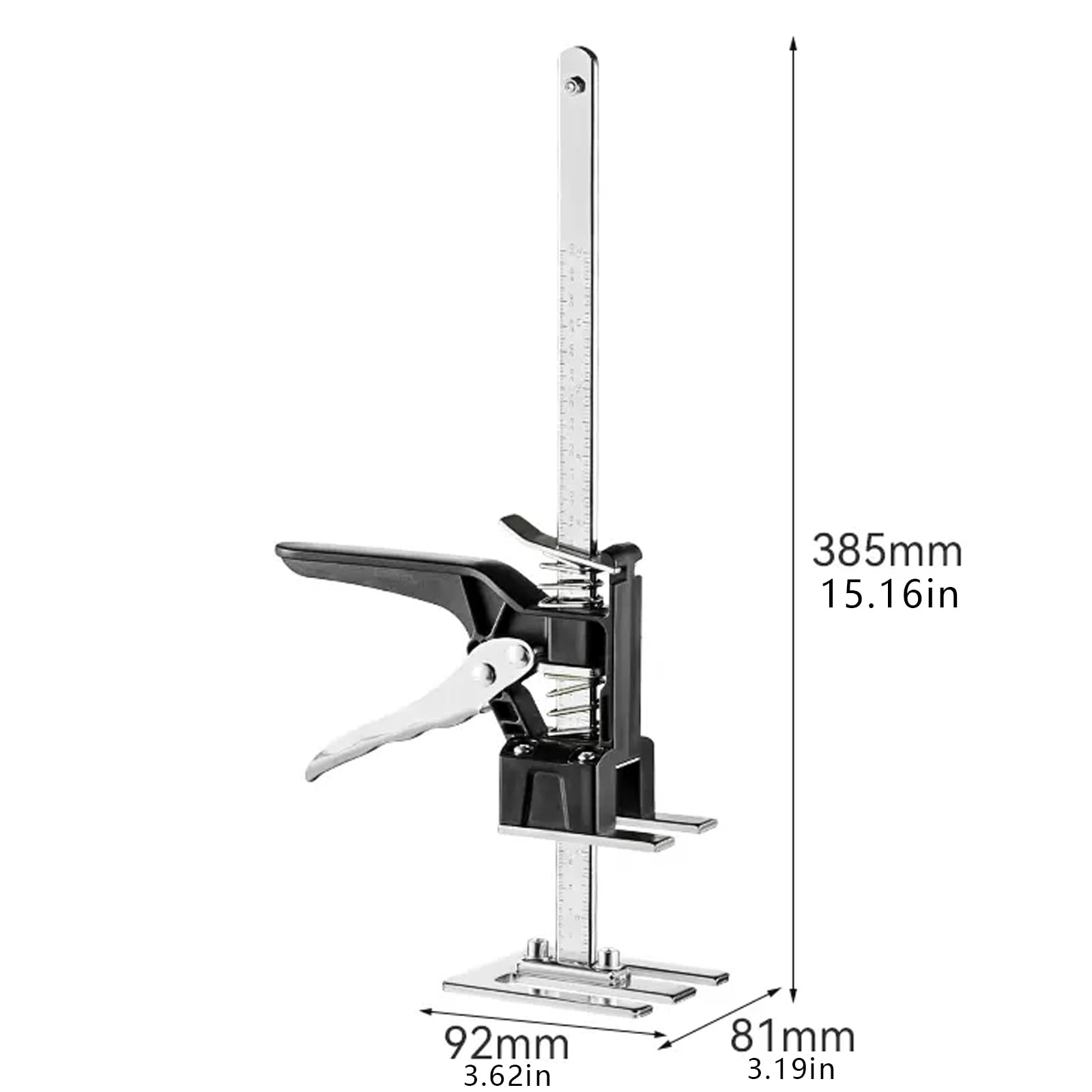 4/10PCS Ajuste De La Altura De Las Baldosas Modelo Extendido Puede Elevarse 250mm Regulador Nivelador Localizador Cerámico De Pared Alicate Manual Craftsman Herramienta Manual(Color:10pcs)