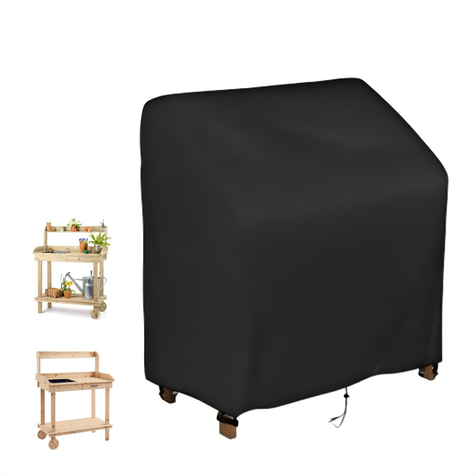 Hohong Garden Potting Table Cover Waterproof 110×50×98cm, 420D