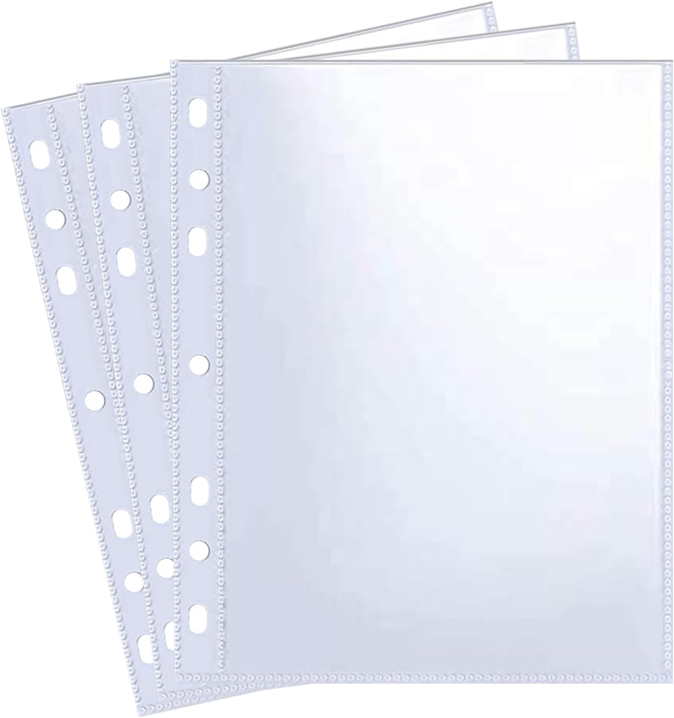 30 Pack 60 Pockets 5x7' Ultra-Clear Photocard Sleeves for 6 Ring A5 Binder, Double-Sided 1 Pocket Photo Pages, Top Loading Sheet Protector for Photos, Postcards, Seed Packets