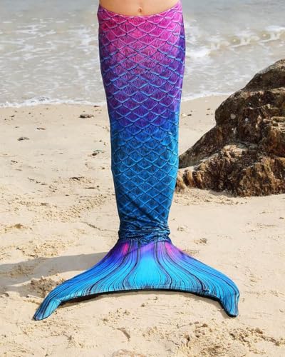DNFUN Mermaid Tails for Swimming for Adults with Monofin4