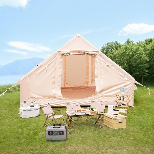 Carpa inflable para camping GOWE con bomba manual miniatura 1