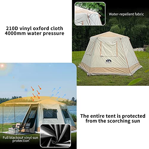 Familienzelt Wasserdicht Zelt Groß Zelt Quick Up Kuppelzelte für Outdoor Picknick Freunde Versammeln Sich Camping Zelte – Bild 4