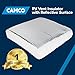 Camco Camper/RV Vent Insulator and Skylight Cover - Features 3 Layers to Reduce Heat Transfer & Increase A/C Efficiency - Fits Standard 14” Travel Trailer/RV Roof Vents (45192)