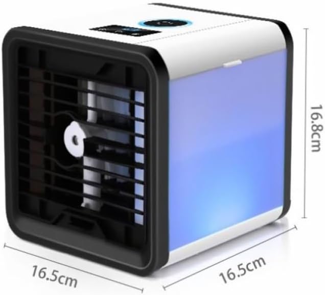 Totority Portable USB Cooling Fan with 600ml Capacity and Excellent Evaporation for Car and Home Use, 5v Rated Cooler Fan with Humidification and Abs Material