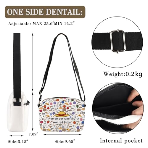 MBMSO Anime Gifts Crossbody Bag Devil Fruit Gifts Pirates Crossbody Purse Remember Who You Want to Be Anime Merchandise2