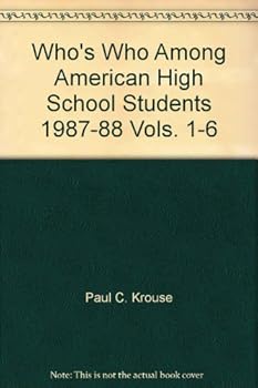 Hardcover Who's Who Among American High School Students, 1987-88, Vols. 1-6 Book