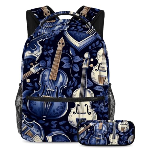 Grand sac d'école instrument d'art coloré à volume généreux