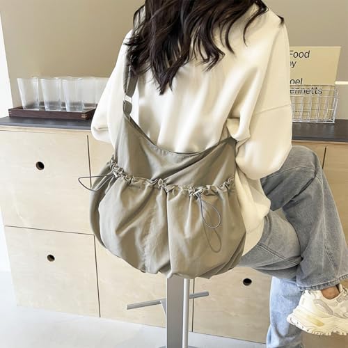 Image of Nylon Crossbody Bags for Women,Hobo Bags for Women,Tote Purse Handbags Shoulder Bag Travel Messenger Bag