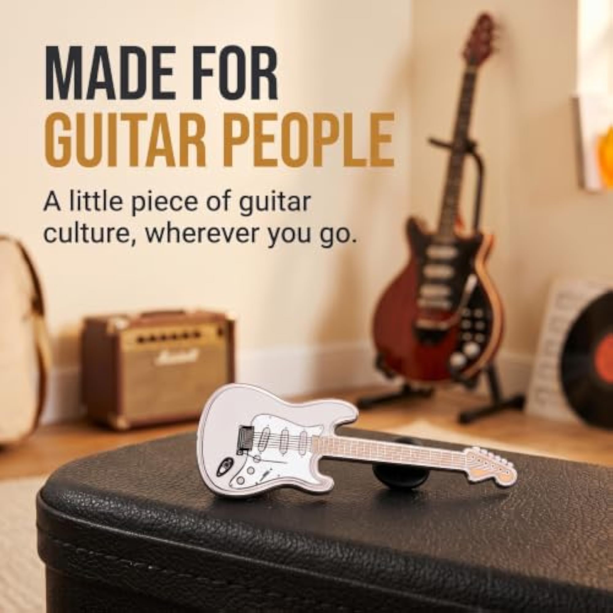 Geepins Enamel Guitar Pins, Music Gift
