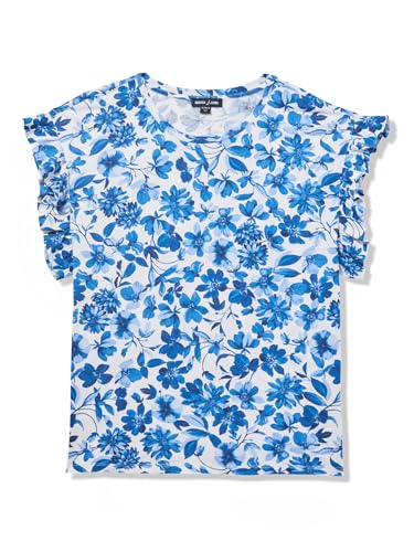 Nautica haut uni coton blanc brillant finitions multicolores