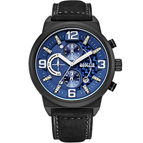 BAOGELA Reloj Hombre Deportivo Cuarzo Cronógrafo Cover