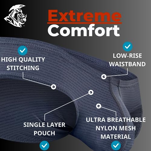 Image of Real Men Ares-Ascent Low-Rise Pouch Bikini Brief - ABCD Custom Pouch Size - Waist XS-5XL