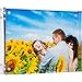 Dasher Products Acrylic Picture Frame 5x7 - Double Sided Magnetic Photo Frame, 24 mm Thick Clear Picture Frame, 5 x 7 Inches Acrylic Frame, Modern and Self Standing for Desktop Display (1 Pack)