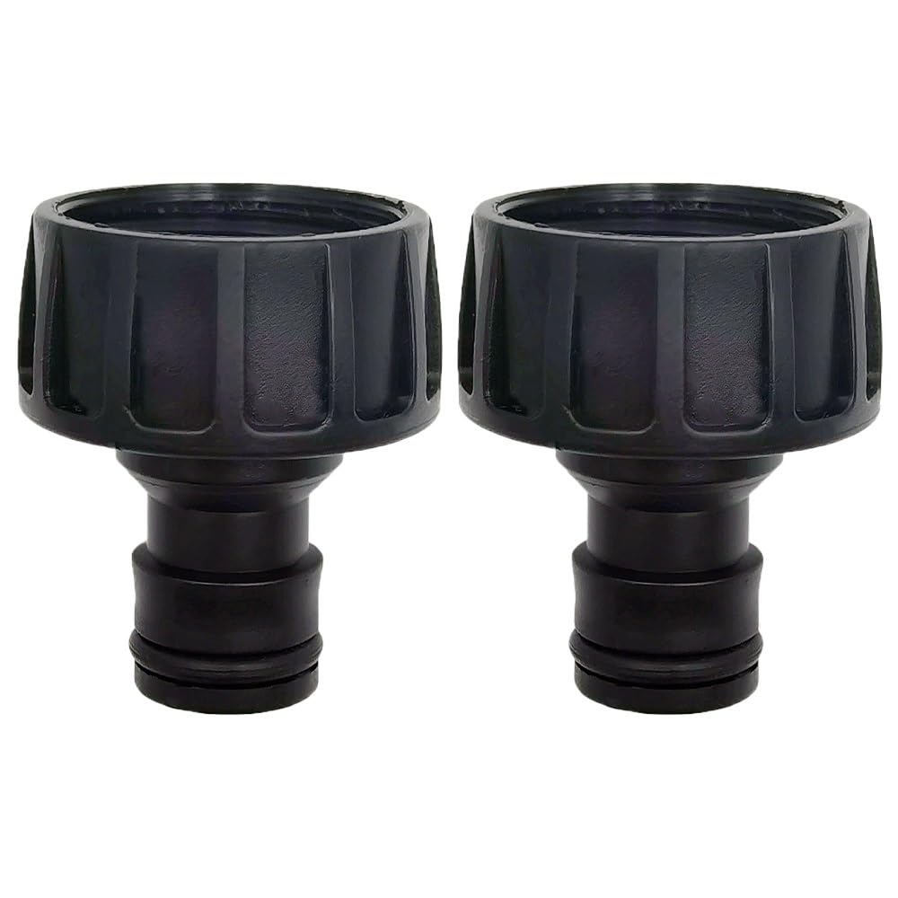 Vcaldgfz For Euro (2Pcs) B 3/4'' Barb Threaded Adapter For 16Mm 20Mm Pe Hose Pipe Garden Drip Irrigation Watering System(For Euro (2Pcs) B)