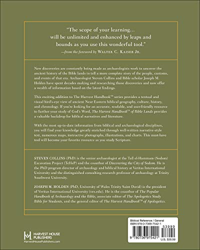 The Harvest Handbook Of Bible Lands: A Panoramic Survey Of The History, Geography, And Culture Of The Scriptures #TOP1