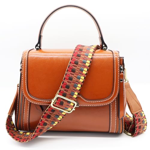 Image of Purse Strap Leather End Shoulder Strap Adjustable Replacement Crossbody Bag Straps for Handbag Crossbody Bags