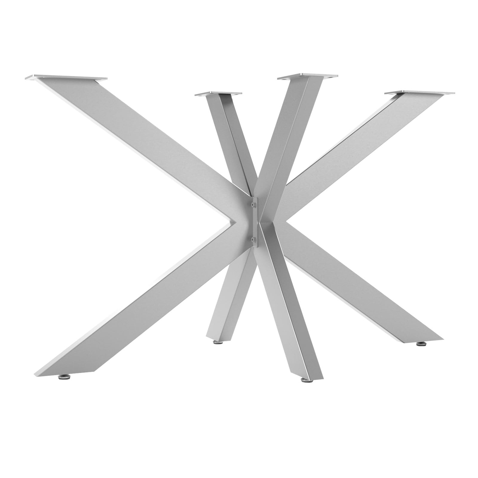 SOTECH Struttura del tavolo SPIDER/Gambe del tavolo pesanti in vero acciaio inox spazzolato/Gambe del tavolo 710 x 1200 x 680 mm/Montaggio facile