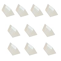 Vista 1 de GSC 4-90971-10 Prisma equilátero de cristal, 0.984 in de ancho, 2.953 in de largo, paquete de 10