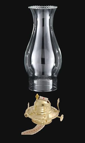 Miniatura 4 de B&P Lamp Quemador de lámpara de queroseno #2 y chimenea superior prensada de 3" por 8 12"