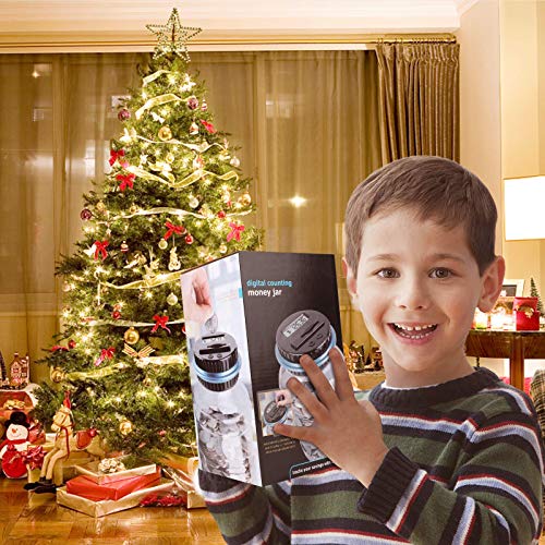Coin Bank, Piggy Bank,Big Piggy Bank Digital Counting Coin Bank For Kids Adults Boys Girls As Gift On Christmas,Birthday,New Year's Day #TOP2