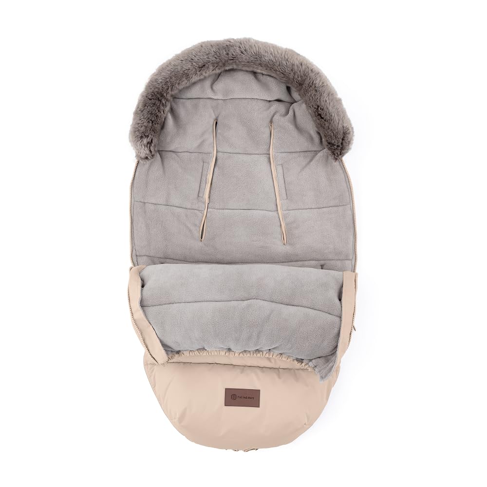 Petite&Mars COMFY - Sacco nanna 4 in 1 per passeggino, per passeggino, sacco nanna invernale, impermeabile, antivento