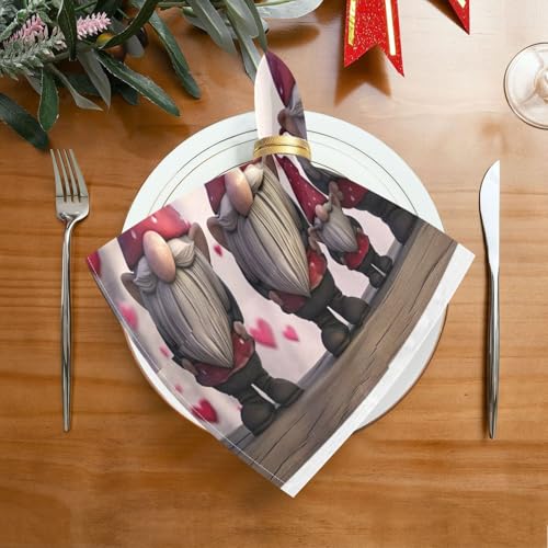 Servilletas de Tela Qilmy Día de San Valentín Pack 6 miniatura 2