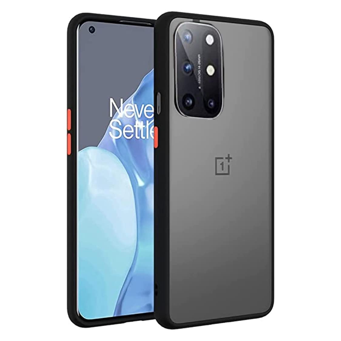 Meyaar Smoke Air Designed for Oneplus 8T Case (2020) (Matt Black)-picture-23