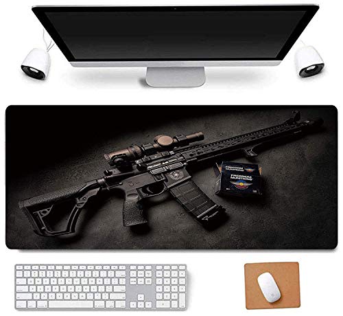 RTGGSEL 31.5x11.8 Inch Non-Slip Long Extended Large Gaming...