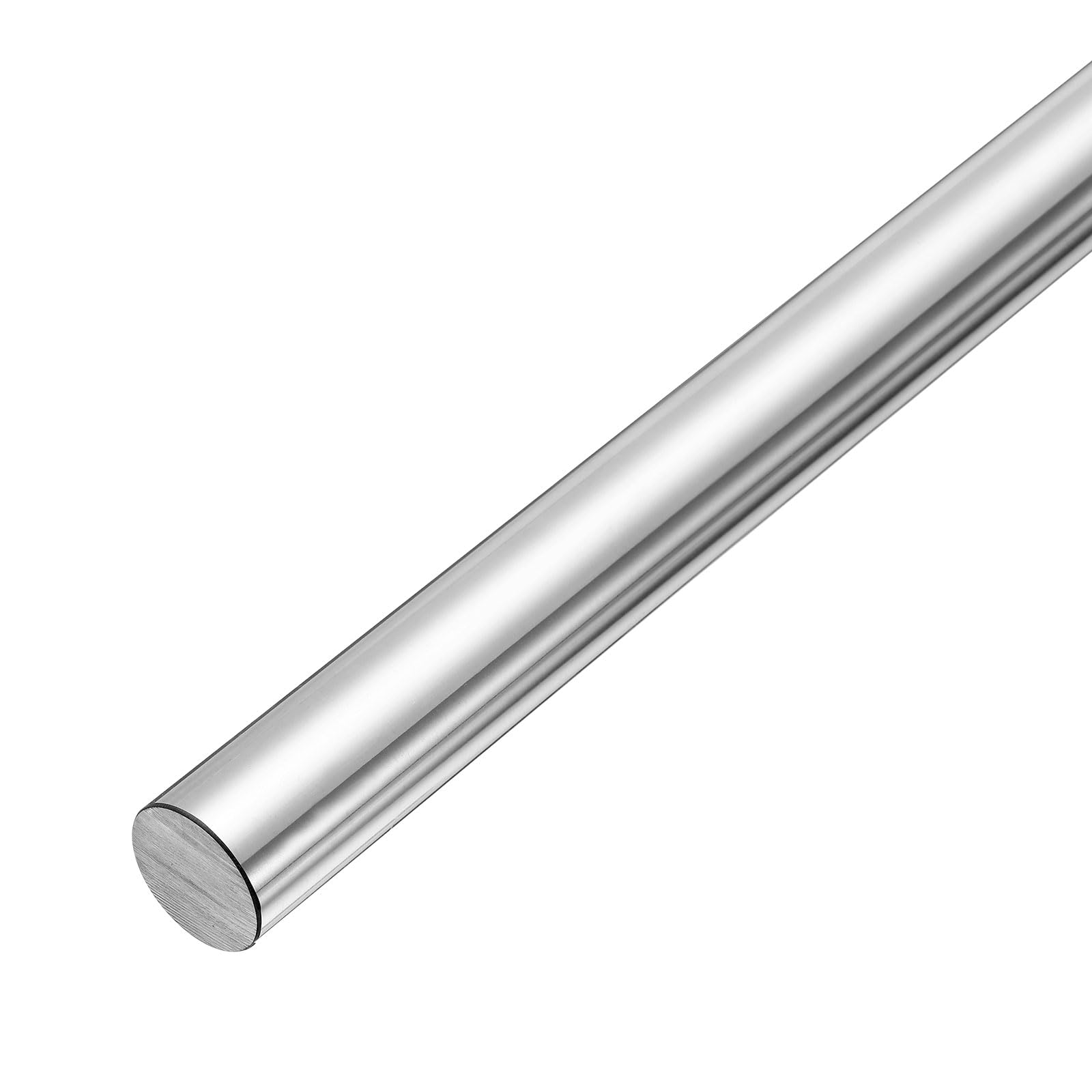 sourcing map Tiges à mouvement linéaire, 16 mm x 1000 mm, boîtier solide, plaqué chrome trempé, guide d'arbre de guidage pour CNC, bricolage, imprimante 3D, modélisme, voiture, avion