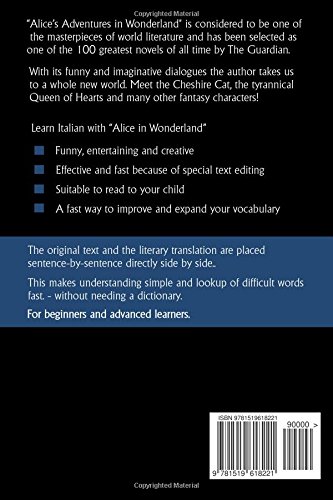 Alice in Wonderland / Alice nel Paese delle Meraviglie - Bilingual Italian English with sentence-by-sentence translation placed directly side by side - Image 2