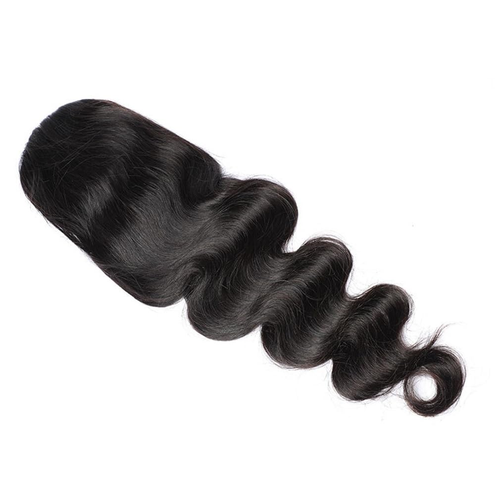 Przedłużenie kucyka Body Wave sznurek doczepiane w kucyk naturalny czarny ludzki włos kucyk brazylijski Remy włosy klip w fali kręcone kucyk treska Treska do włosów w kucyk dla kobiet(20inch 120g)