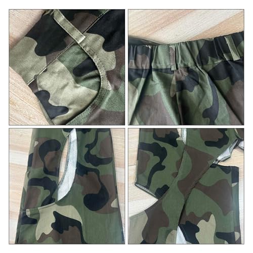 YOOTIKO Womens Camo Cargo Pants High Waisted Army Fatigue Straight Leg Camouflage Trouser Streetwear4