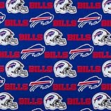 Hobby Lobby Buffalo Bills (1 Yard) - Printed Sewing Lightweight Precut Fabric for Clothes, Homeware & Accessories