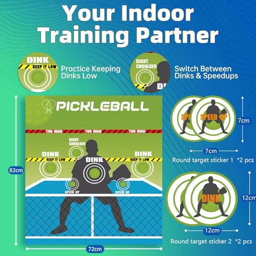 Pickleball dink trainer avec cible à rétroaction instantanée extérieure - 6