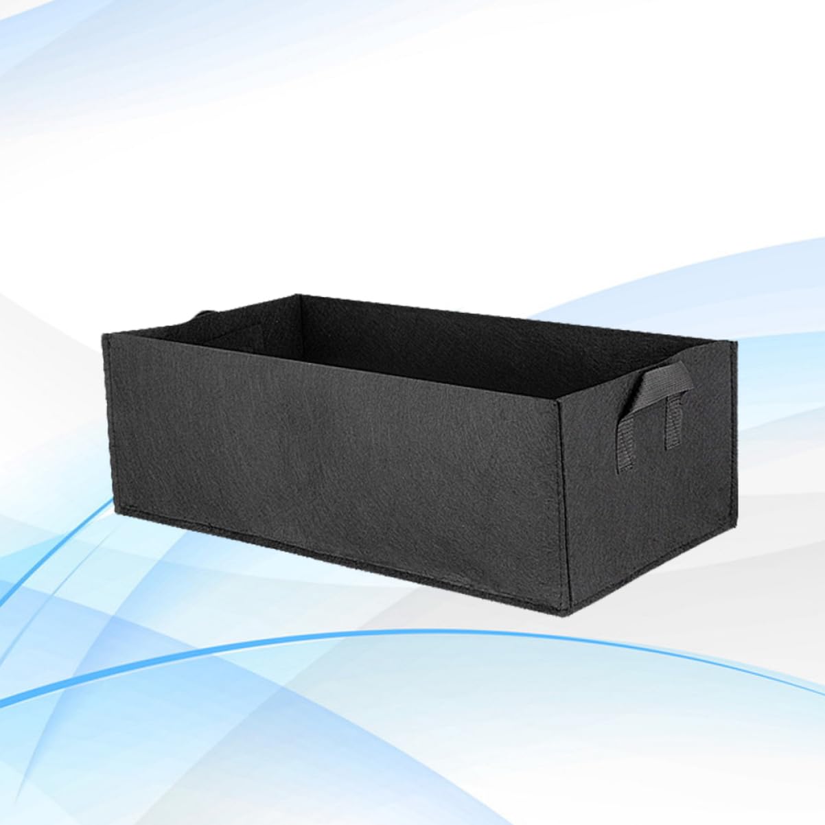 YARNOW Bolsa Cuadrada para Cultivo De Fresas (3 Unidades Tamaño Galón) para Control De Raíces para Plantas Flores Vivero Verduras Invernadero Elegante Color Negro Tamaño