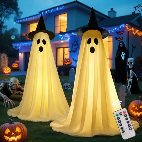 2Pcs Halloween Decorations Outdoor Ghost Halloween Party Decoration Indoor - image 9