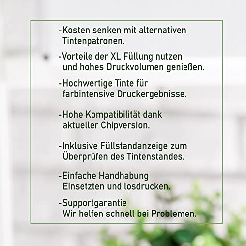 24 cartucce XL con CHIP e indicatore di livello