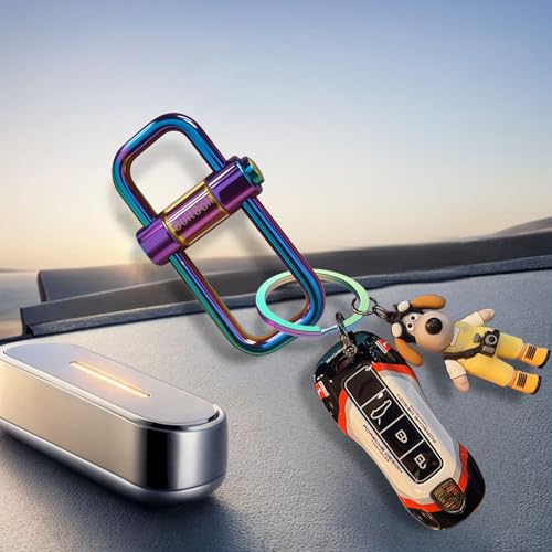 BuitBoll Key Chain, Heavy Duty Lock Key Ring Keychain Clip Key Holder Organizer for Home Car Keys Women Men (Colorful) — view 4