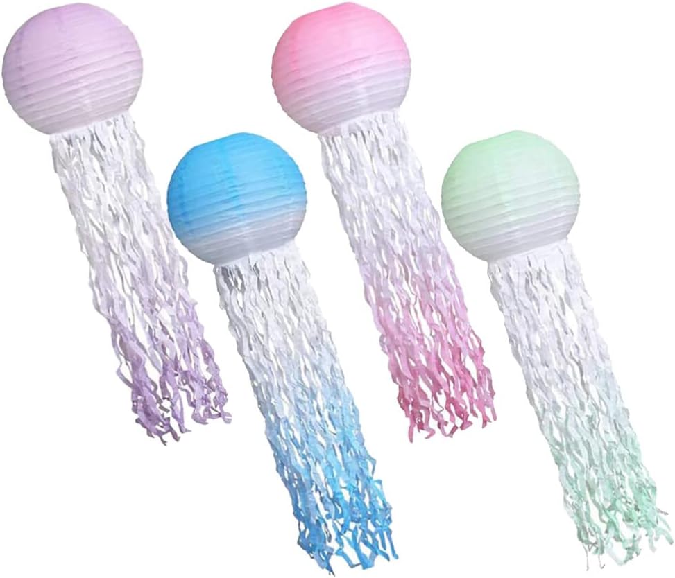 Jelly Fish Lantern Decorative Hanging Paper Lantern Chinese