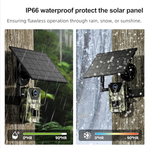Trail Cameras Solar Panel, 12V Output Solar Panel Kit with 5000 mAh Rechargeable Lithium Battery, Solar Battery Charger for Hunting Game Camera - Image 6