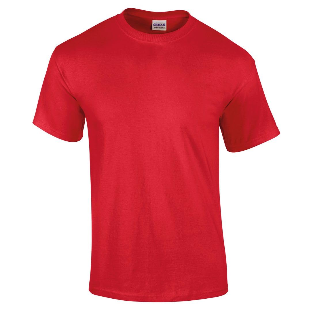 Gildan Ultra Cotton Adult T-Shirt, Cherry Red, M
