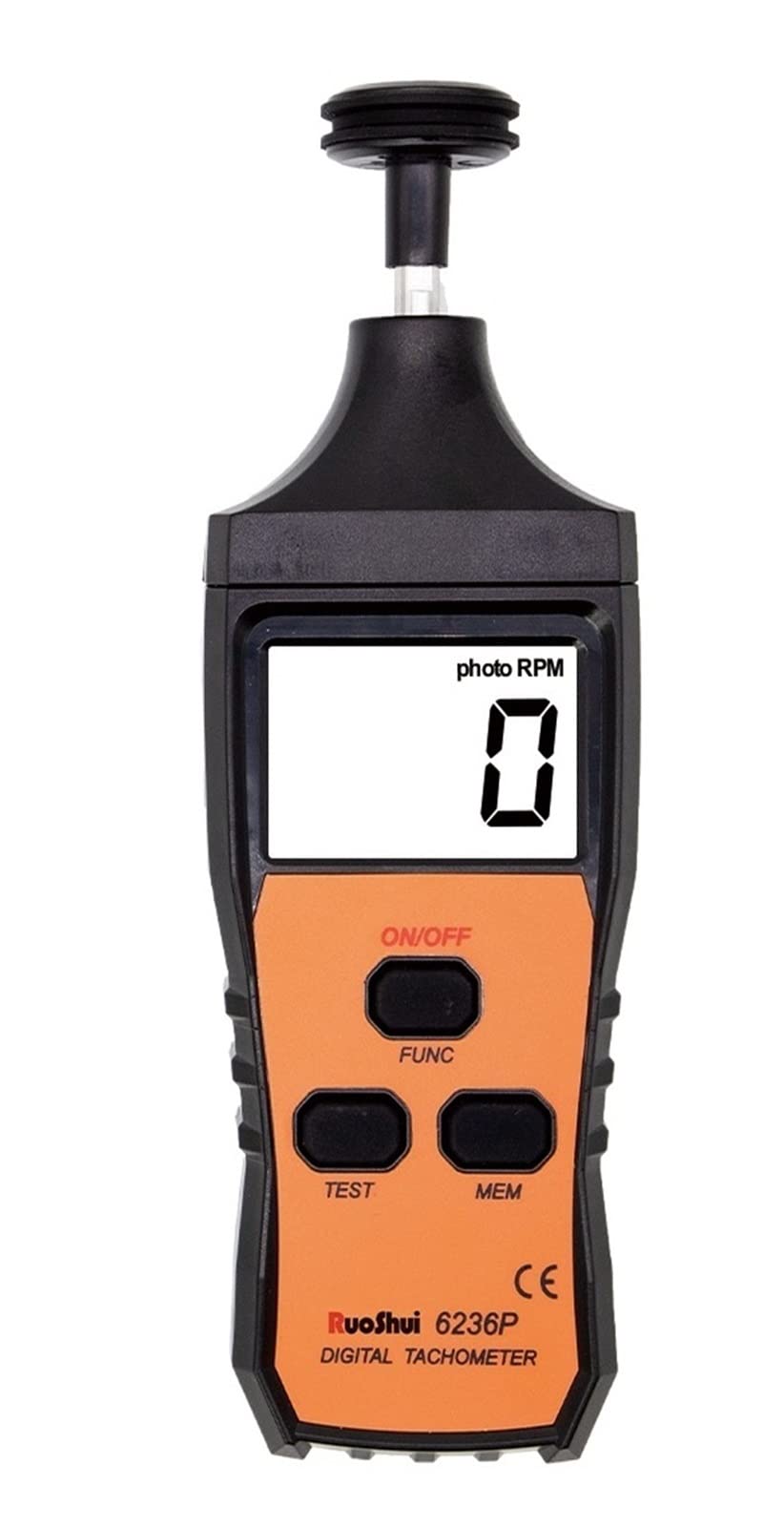 6236P cyfrowy niekonakt Tachometr MAX 99999 RPM Tester prędkości Motocykl Auto Singal wyzwalacz bezkontaktowy LCD Miernik Tacometro Do wentylatora, opony