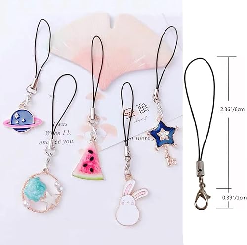 Miniatura 2 de 30 cordones para mochila para teléfono celular, cierre de langosta para mochila, broche de hebilla, cuerda de correa para teléfono celular, cadena