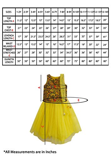 Image of A.T.U.N. (ALL THINGS UBER NICE) Girl's Synthetic Readymade Traditional Wear
