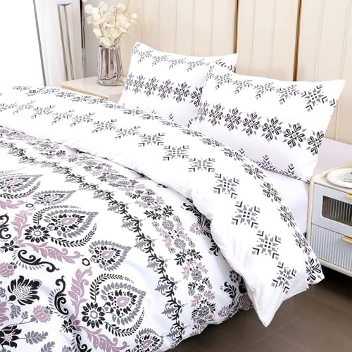 Juego Funda Nórdica 4 Piezas para Cama 180 - Funda Nordica 260x24...